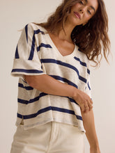 Dylan Striped V-Neck Top