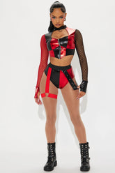 Sexy Toxic Villain 2 Piece Costume Set