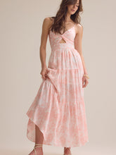 Kellsa Twist Front Maxi Dress