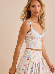 Capri Court Wrap Tank