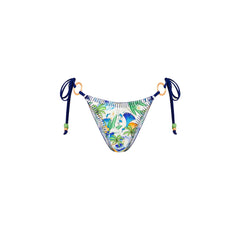 Lace Stitch Ring Tie Bikini Bottom - Blue Crush