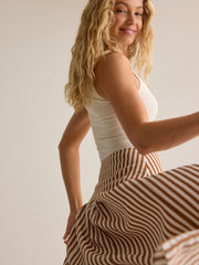 Clover Drop Waist Skirt