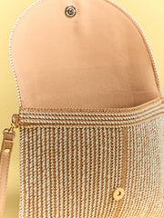 Woven Envelope Crossbody