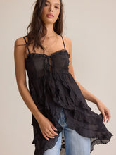 Amiah Ruffle Tie Front Kimono