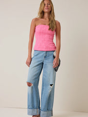 Ollie Jacquard Tube Top