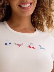 Americana Bikini Baby Tee