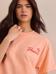 Hawaii Postcard Oversized Tee