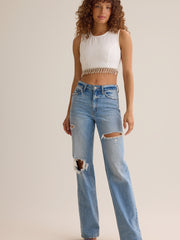 Baylee Rhinestone Fringe Top