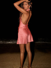 Sunny Satin Mini Dress