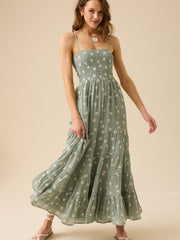 Baylor Embroidered Maxi Dress