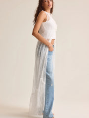 Estelle Lace Tie-Front Kimono