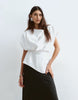 Arrange Cowl Neck Structured Contrast Maxi Dress In Mono
