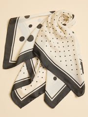 Polka Dot Silk Scarf