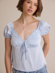 Alayla Lace Babydoll Top