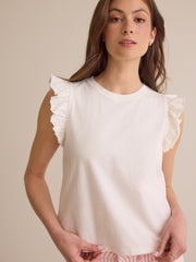 Elaine Ruffle Top