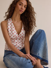Brianna Dot Satin Tank