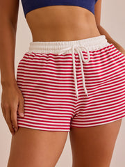 Luxe Stripe Lounge Short