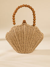 Shell Beaded Woven Purse