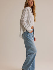 Brandy Button Up Top