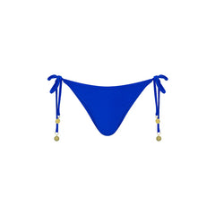 Full Coverage Tie Bikini Bottom - Blue Lagoon