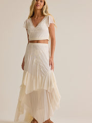 Carlin Embroidered Top