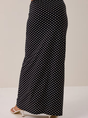 Priscilla Polka Dot Maxi Skirt