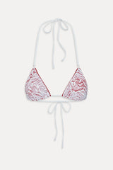 Nick Triangle Halter Bikini Top - Sweet Bloom