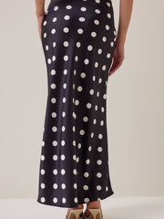 Nancie Polka Dot Maxi Skirt