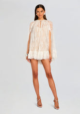 Adra Mini Cape Dress