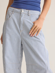 Caven High Rise Barrel Pants