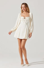 Vivian Satin Halter Mini Dress