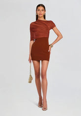 Selma Mini Crepe Dress