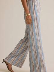 Rylen Stripe Linen Pant