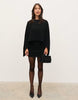 Pretty Lavish 2 In 1 Knitted Mini Dress With Cape In Black