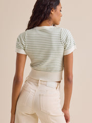 Aliyah Striped Knit Top
