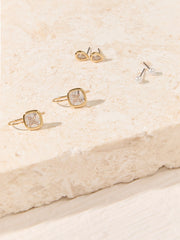 Sculpted Shine Stud Trio