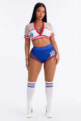 She's The Goal USA 3 Piece Costume Set