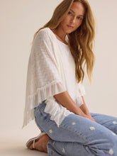 Sloane Asymmetrical Ruffle Poncho