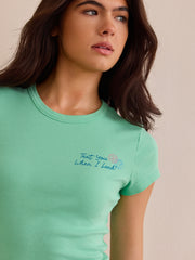 Text You When I Land Baby Tee