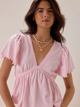 Nia Crochet Babydoll Tee