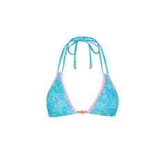 Crochet Halter Bikini Top - Stargaze