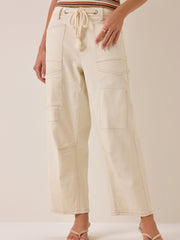 Amelia Tie Barrel Pant