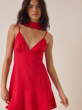 Holland Linen Mini Dress