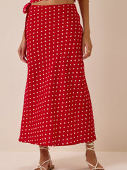 Jaycee Dot Midi Skirt