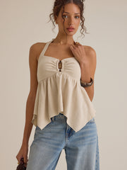 Lexey Backless Halter Tank