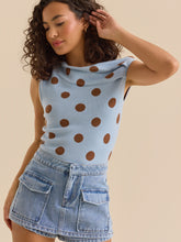 Fallon Denim Mini Skort