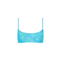 Invisible Underwire Crop Bikini Top - Stargaze