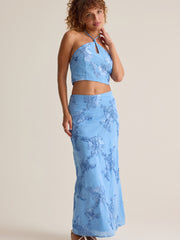 Audrey Floral Maxi Skirt