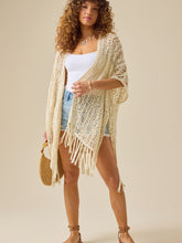 Alessia Crochet Fringe Kimono