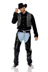 Wild West Cowboy 4 Piece Costume Set